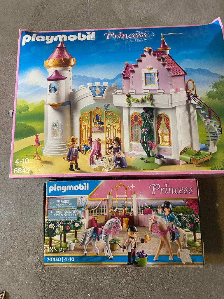 Playmobil Princess kasteel, Kinderen en Baby's, Speelgoed | Playmobil, Ophalen, Gebruikt, Complete set