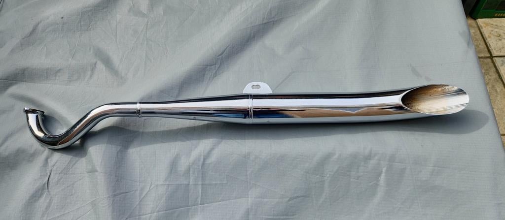 Uitlaat Puch Maxi / E50 28mm Jamarcol sidepipe 60mm chroom, Ophalen of Verzenden, Zo goed als nieuw, Uitlaat