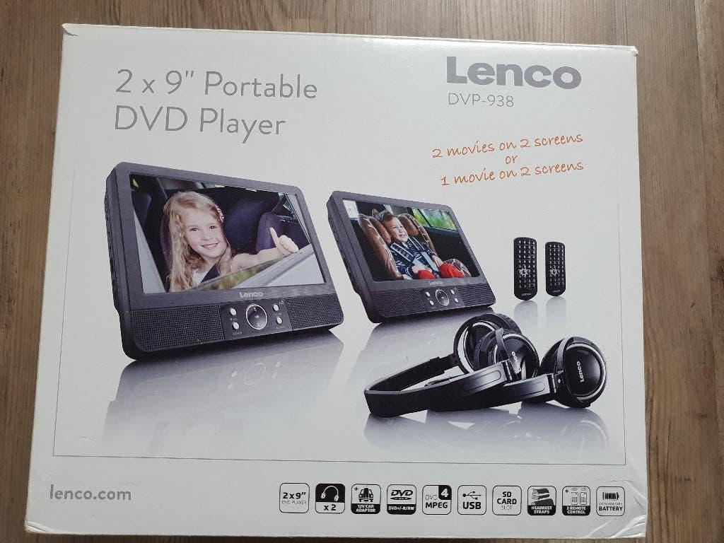 Lenco DVP-938 draagbare dvd speler 2x, Draagbaar, Zo goed als nieuw, Ophalen, Overige merken