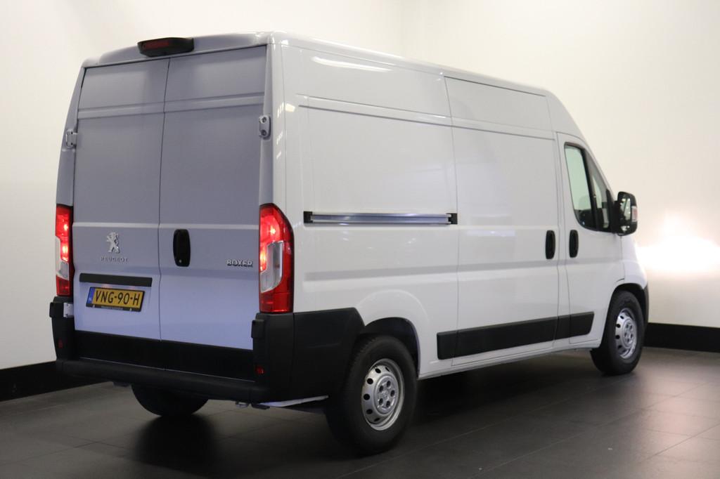 Peugeot Boxer 2.2 BlueHDi 165PK L2H2 EURO 6 - Airco - Cruise, Voorwielaandrijving, Stof, Gebruikt, Wit