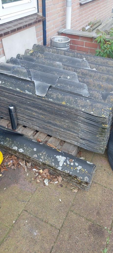 Golfplaten, Doe-het-zelf en Verbouw, Dakpannen en Dakbedekking, Overige materialen, Zwart, Ophalen of Verzenden, Golfplaat