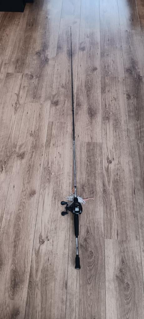 Abu Garcia vishengel met reel, Ophalen, Gebruikt