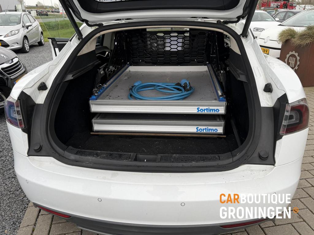 Tesla Model S 85 Base | ORI-NL | LEDER | GRIJS KENTEKEN, Achterwielaandrijving, Gebruikt, 85 kWh, 367 pk