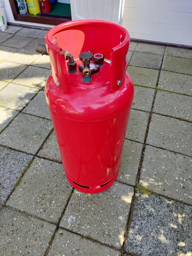 Lpg hervulbare gasfles 36 liter, Ophalen
