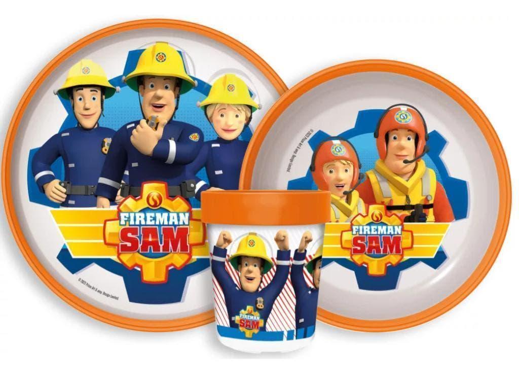 Brandweerman Sam Kinderservies - Magnetron, Ophalen of Verzenden, Nieuw