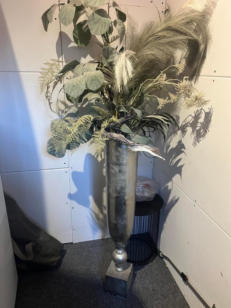 Pilaar met neppe bladeren, Huis en Inrichting, Woonaccessoires | Zuilen en Pilaren, Ophalen of Verzenden, Zo goed als nieuw