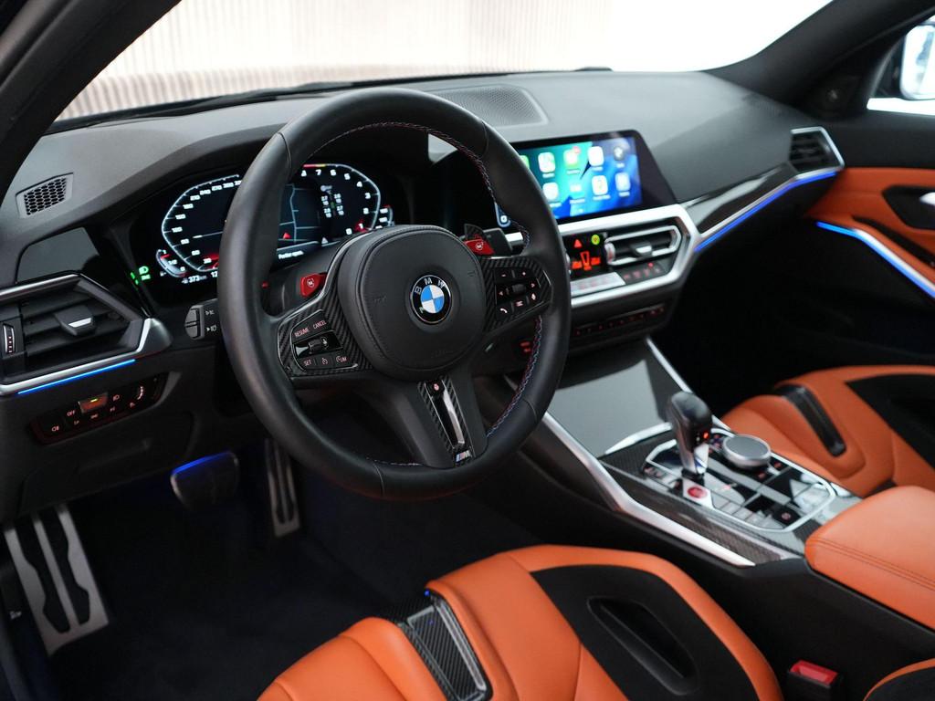 BMW M3 Competition 510PK |dealeronderhouden|OrgNL|bucket sea, Automaat, Achterwielaandrijving, Gebruikt, Euro 6