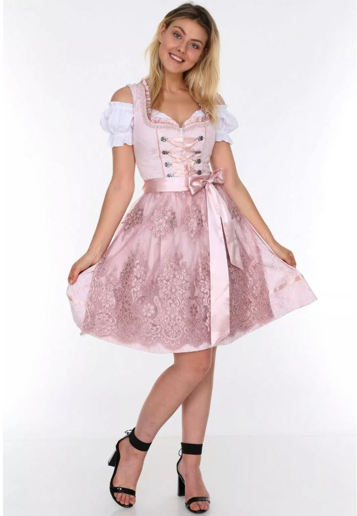 Dirndl maat 34 tm 52 NIEUW, Carnaval, Maat 46/48 (XL) of groter, Nieuw, Ophalen of Verzenden