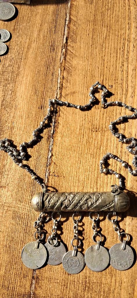 Zilveren sieraad, Ophalen, Zilver, Ketting