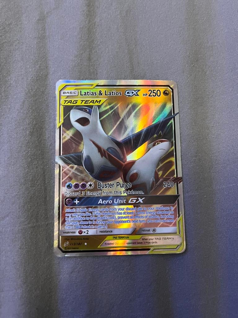 Latias & Latios GX Tag Team, Ophalen of Verzenden, Zo goed als nieuw