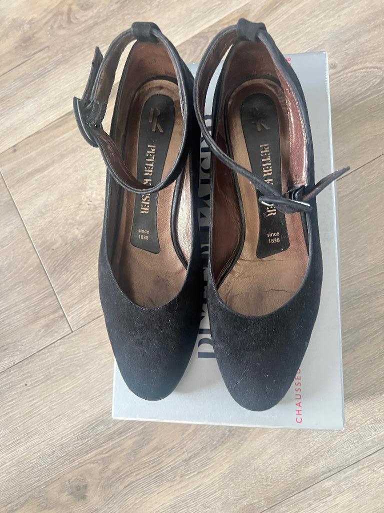 PETER KAISER  mooie schoenen  MAAT 37 ALS NIEUW IN DOOS, Peter Kaiser, Schoenen met lage hakken, Zwart, Ophalen of Verzenden