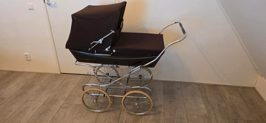 Vintage Silvercross Kinderwagen - 1975, Gebruikt, Luchtbanden, Ophalen of Verzenden, Kinderwagen