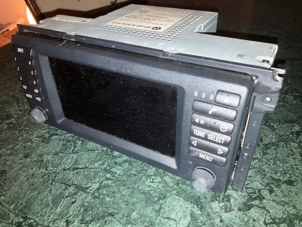 BMW e39 autoradio DEFECT SCHERM, Ophalen of Verzenden, Gebruikt