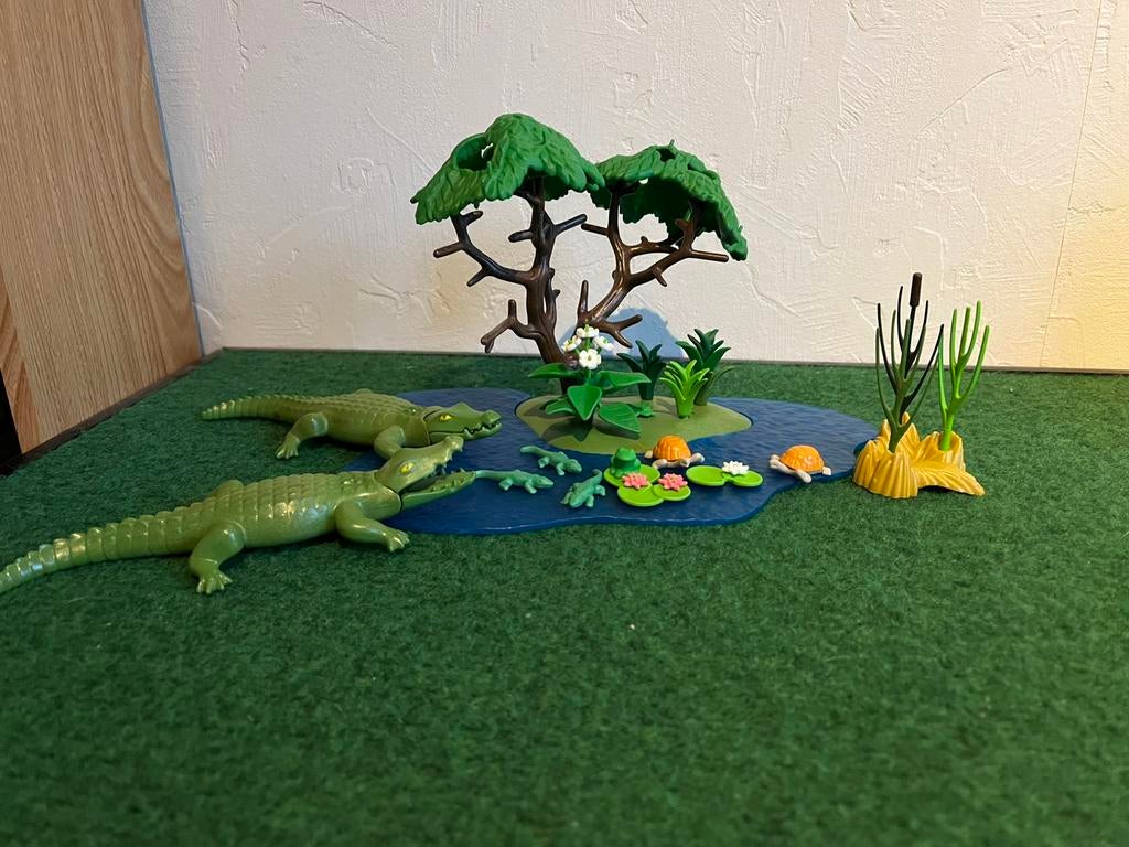 Playmobil Krokodillen plas 3229, Kinderen en Baby's, Speelgoed | Playmobil, Ophalen of Verzenden, Zo goed als nieuw