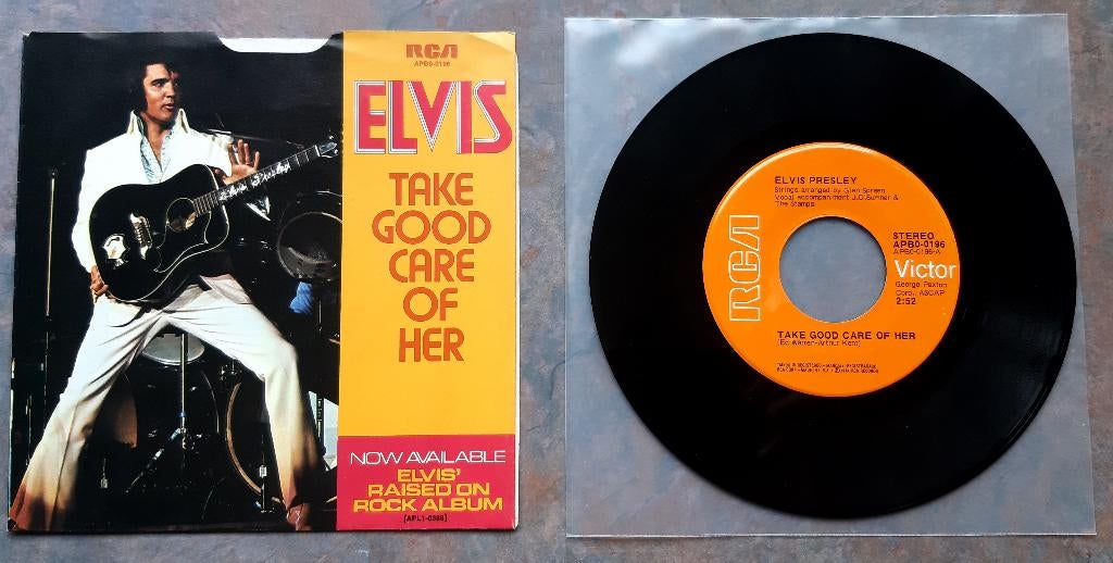 Elvis Presley Take Good Care of Her USA 45 RPM 1974, 7 inch, Single, Ophalen of Verzenden, Zo goed als nieuw