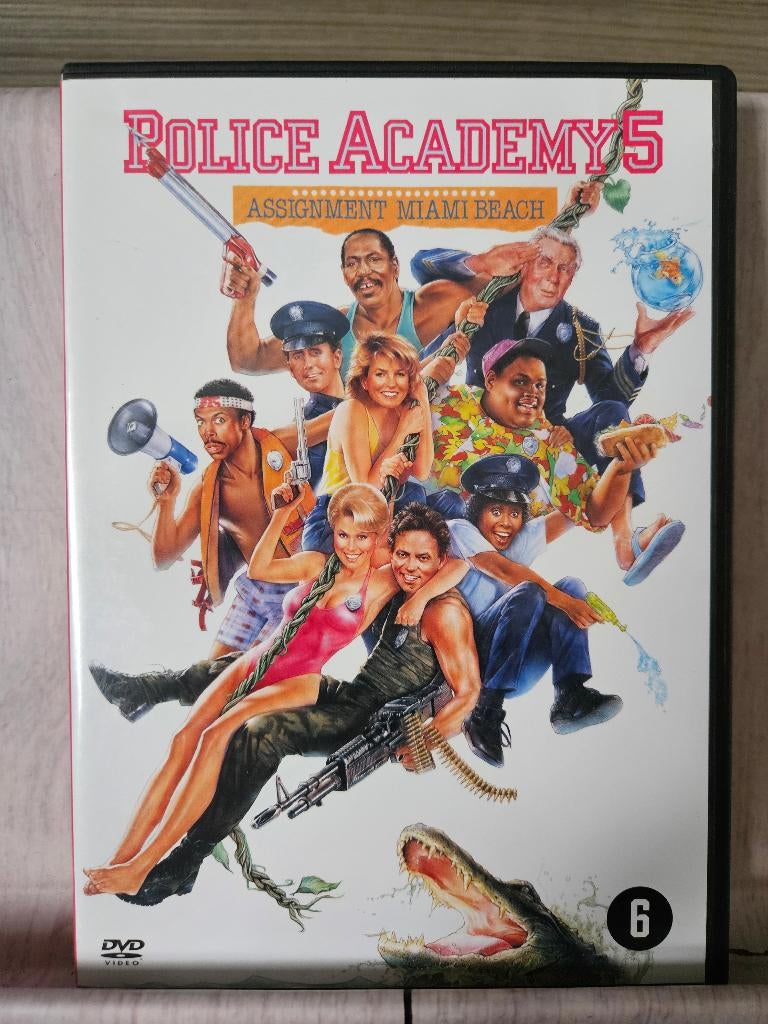 Police Academy 5: Assignment Miami Beach (1988) Dvd, Vanaf 6 jaar, Ophalen of Verzenden, Zo goed als nieuw, Actiekomedie