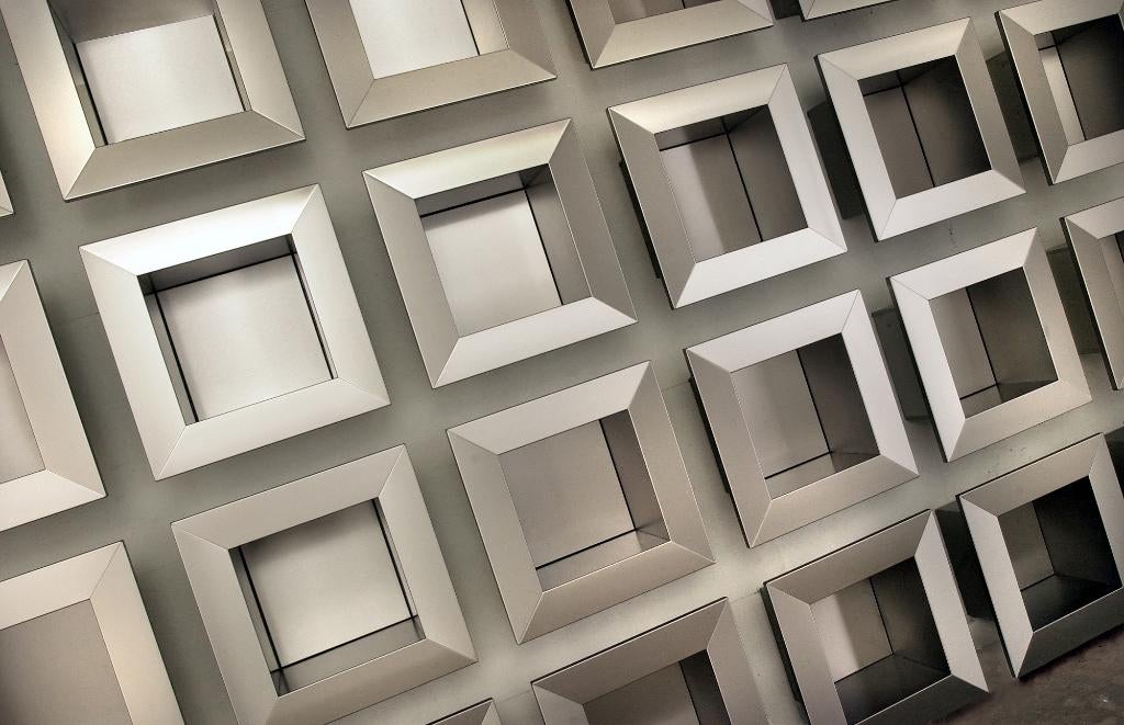 Wandkast van geslepen rvs. Laatste modellen !!, Huis en Inrichting, Kasten | Wandmeubels, Ophalen, Nieuw, Minder dan 150 cm, Minder dan 100 cm