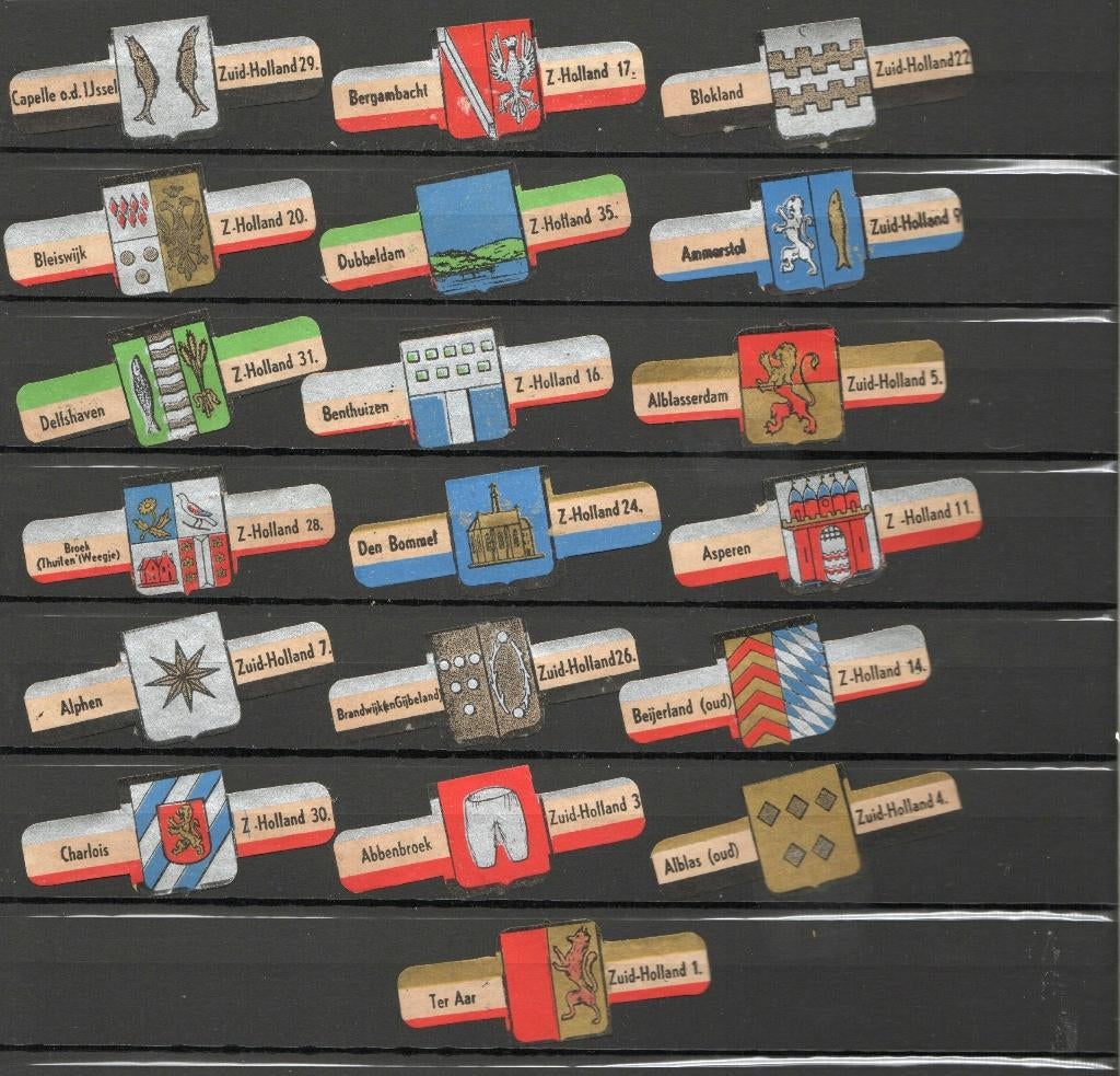 19x newa zuid holland, Ophalen of Verzenden, Sigarenbandjes