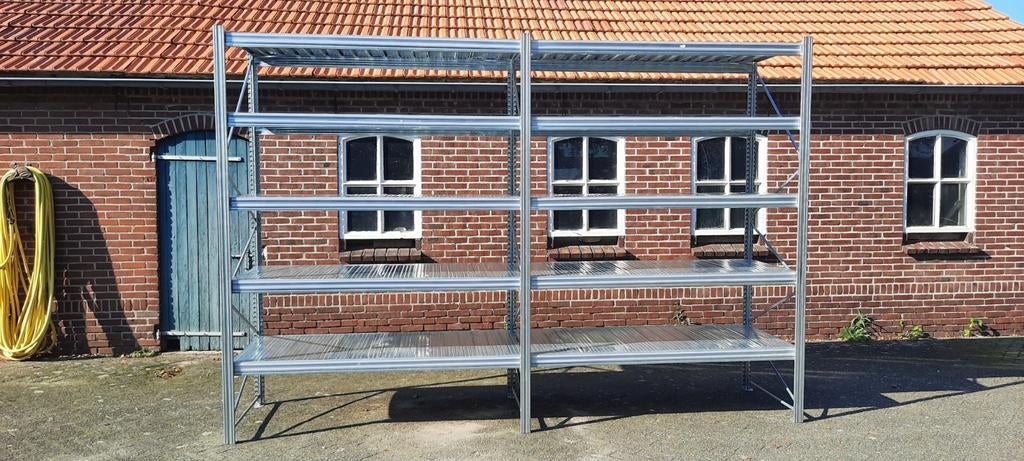 Metalsistem stelling 80cm diep/grootvakstelling zware ligger, Ophalen, Gebruikt