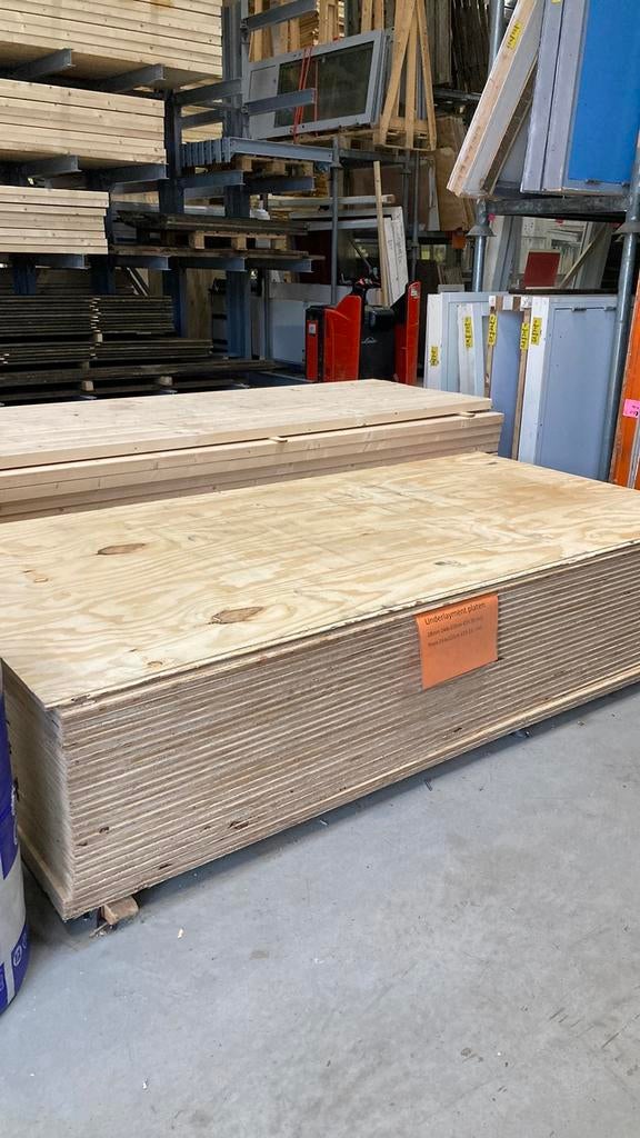 Underlayment osb platen regels balken hout nieuw, Doe-het-zelf en Verbouw, Hout en Planken, Ophalen, Eiken, Overige typen, Nieuw