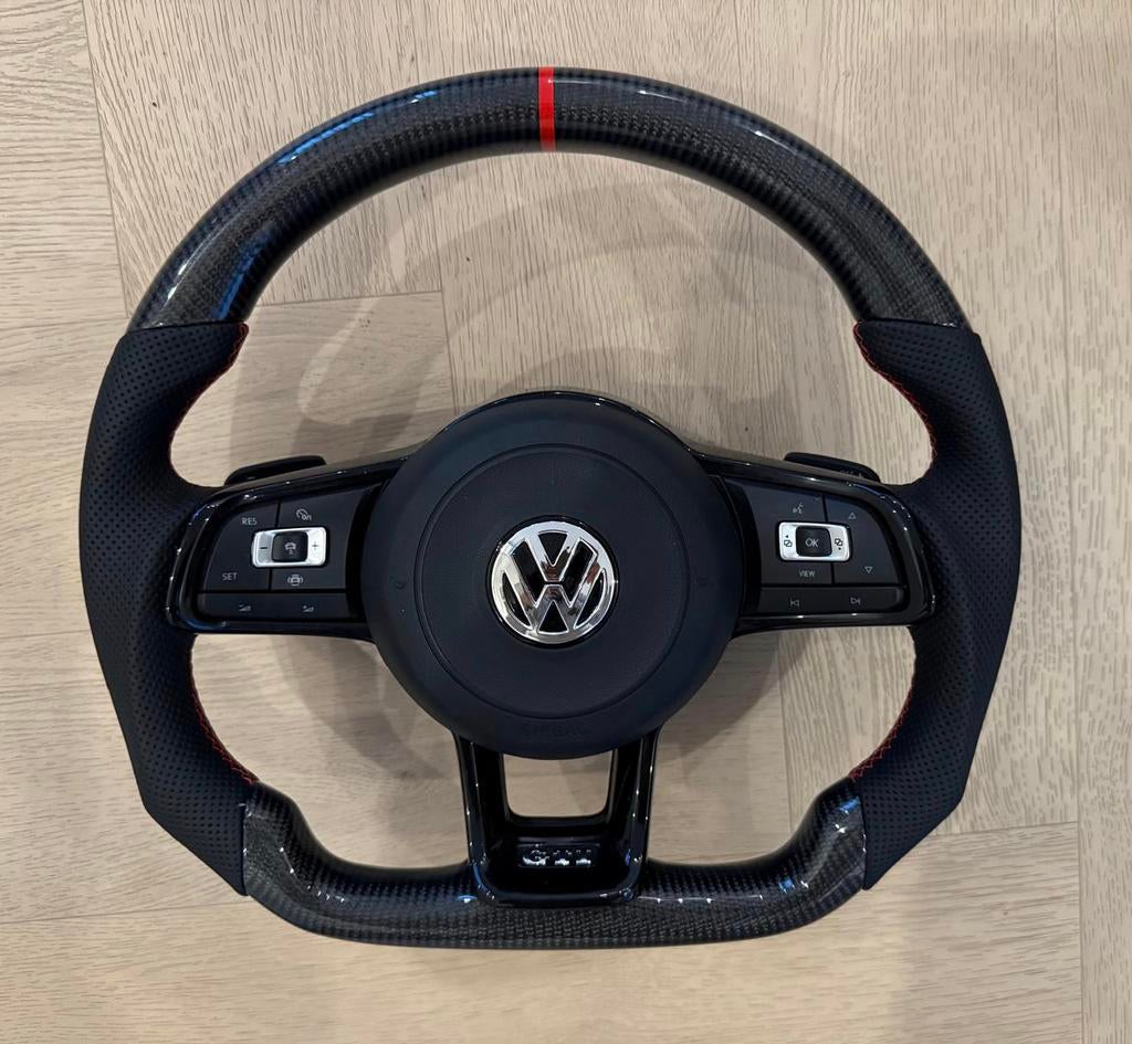 Volkswagen R Carbon golf Passat Tiguan t-roc r stuur GTI GTE, Auto-onderdelen, Besturing, Volkswagen, Nieuw, Ophalen of Verzenden