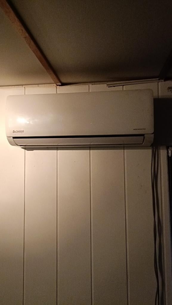 Chigo SEER Inverter Wandairco - Zonder Afstandsbediening, Witgoed en Apparatuur, Airco's, Ophalen, Gebruikt, Minder dan 60 m³