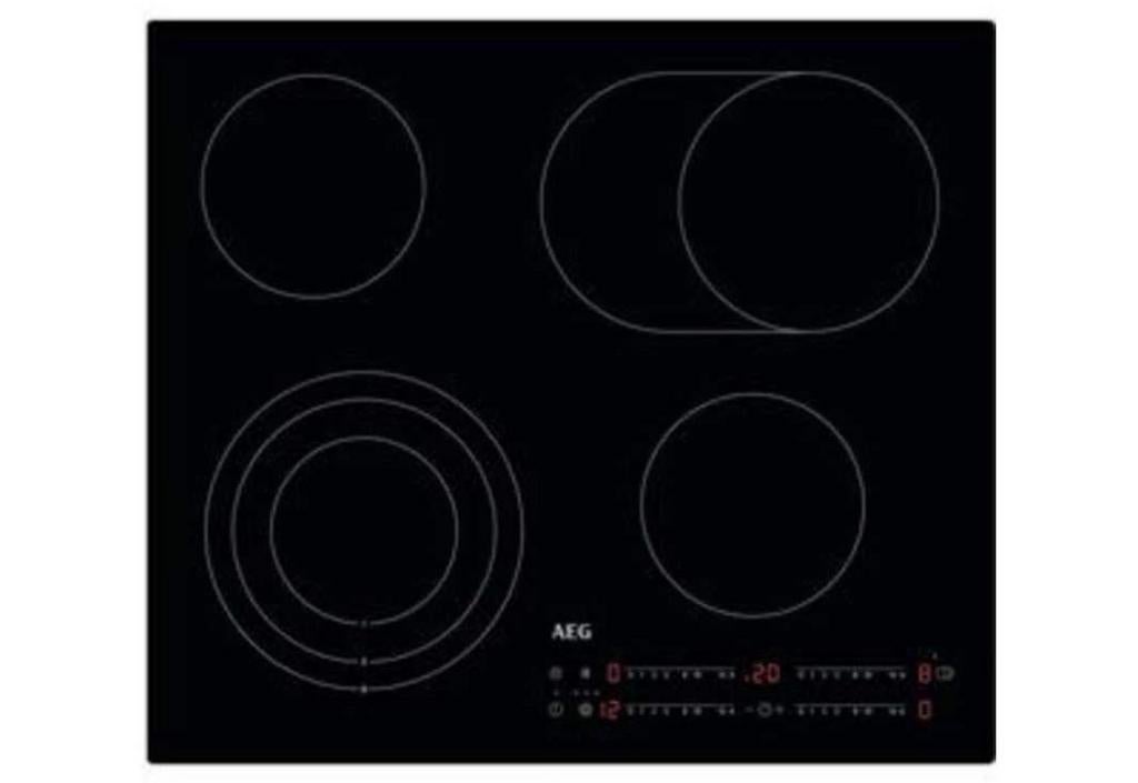 Nieuwe AEG HK654070IB kookplaat – 58 cm breed, Witgoed en Apparatuur, Kookplaten, Nieuw, Inbouw, Gas, 4 kookzones