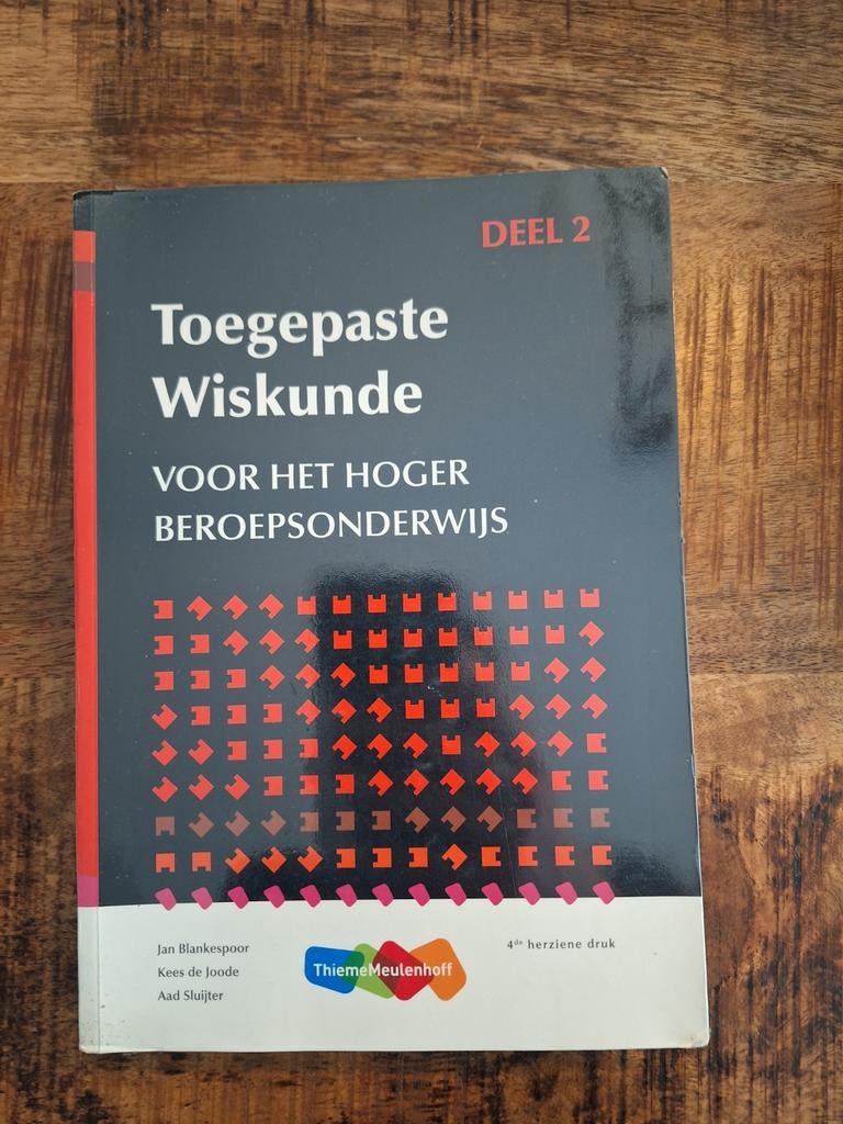 Toegepaste Wiskunde HBO Deel 2, Boeken, Gelezen, Jan Blankespoor, Beta, HBO