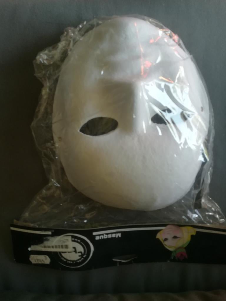 Wit Masker, Ophalen of Verzenden, Nieuw, Fopartikel, Carnaval