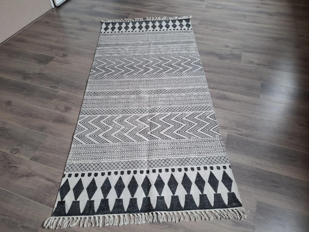 Vloerkleed House Doctor BLOCK – 96 x 200 cm, Ophalen, Gebruikt, Beige, 200 cm of meer