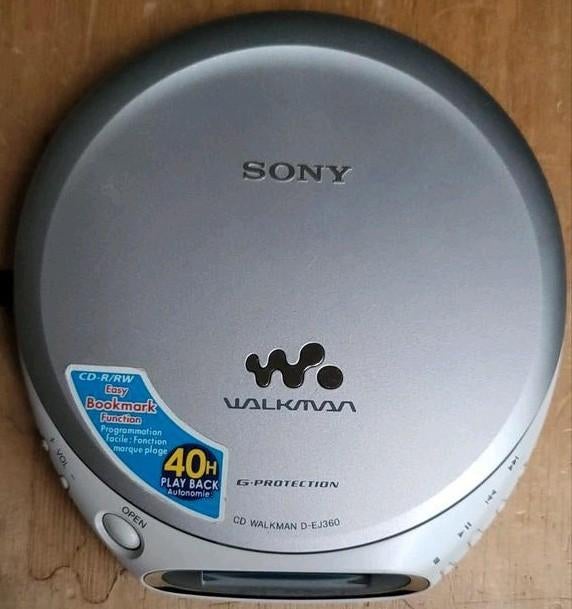 Vintage Sony CD Walkman D-EJ360 - Topconditie!, Audio, Tv en Foto, Walkmans, Discmans en Minidiscspelers, Ophalen of Verzenden