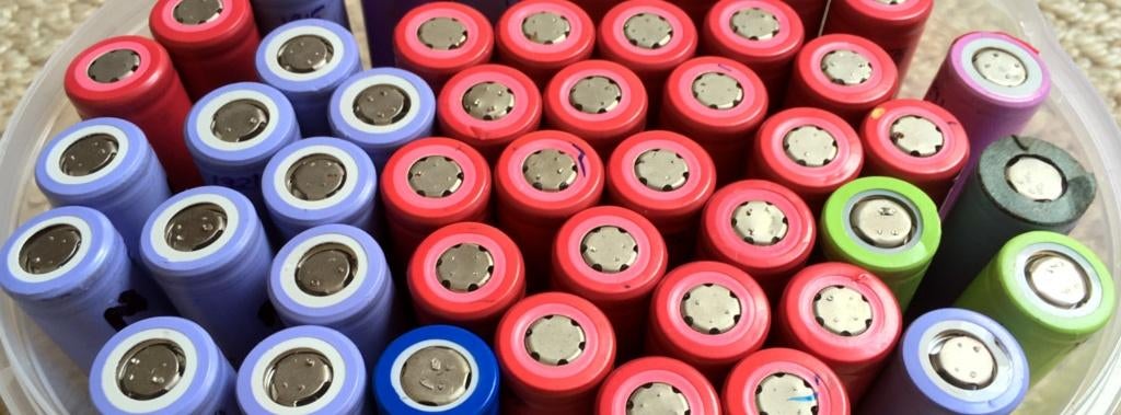 Batterij 18650, Audio, Tv en Foto, Accu's en Batterijen, Gebruikt, Oplaadbaar, Ophalen of Verzenden