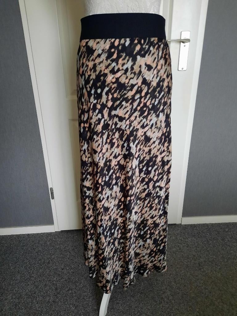 Rok &CO Woman  Kleur : Zwart Beige roze Maat : XL 42, Kleding | Dames, Rokken, Overige kleuren, Maat 42/44 (L), &Co Woman, Nieuw