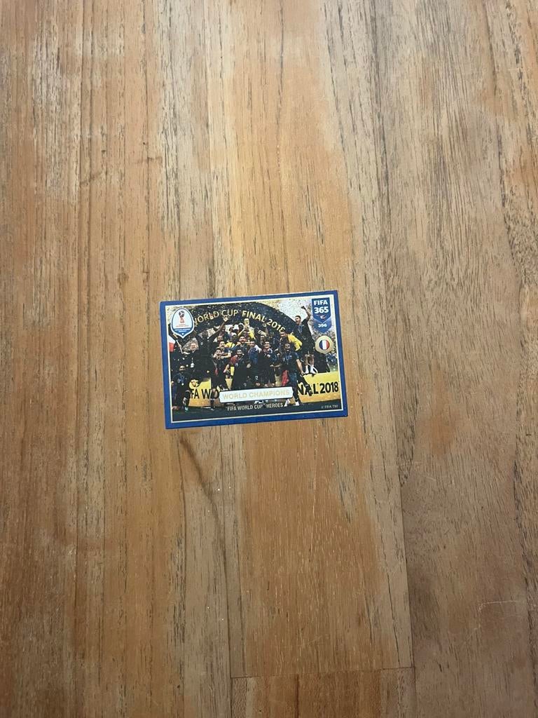 Panini adrenalyn Frankrijk Wk 2018 winners, Ophalen of Verzenden, Zo goed als nieuw, Plaatje