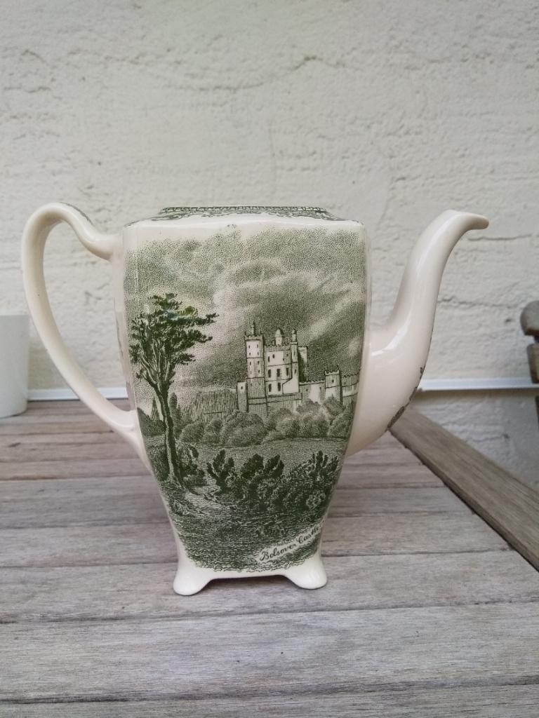 Engelse koffiepot Old Castles, Antiek en Kunst, Ophalen of Verzenden