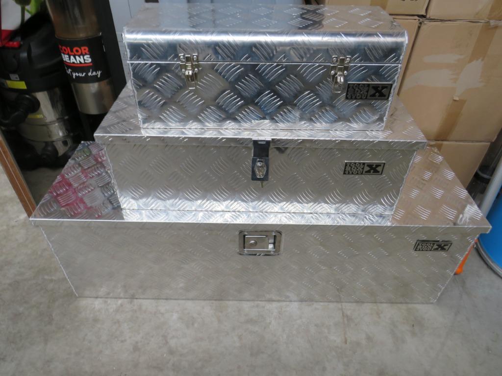 aluminium Opbergkist aanhangwagen disselbak gereedschapskist, Toolbox, Nieuw, Zandhaarweg, Ophalen of Verzenden