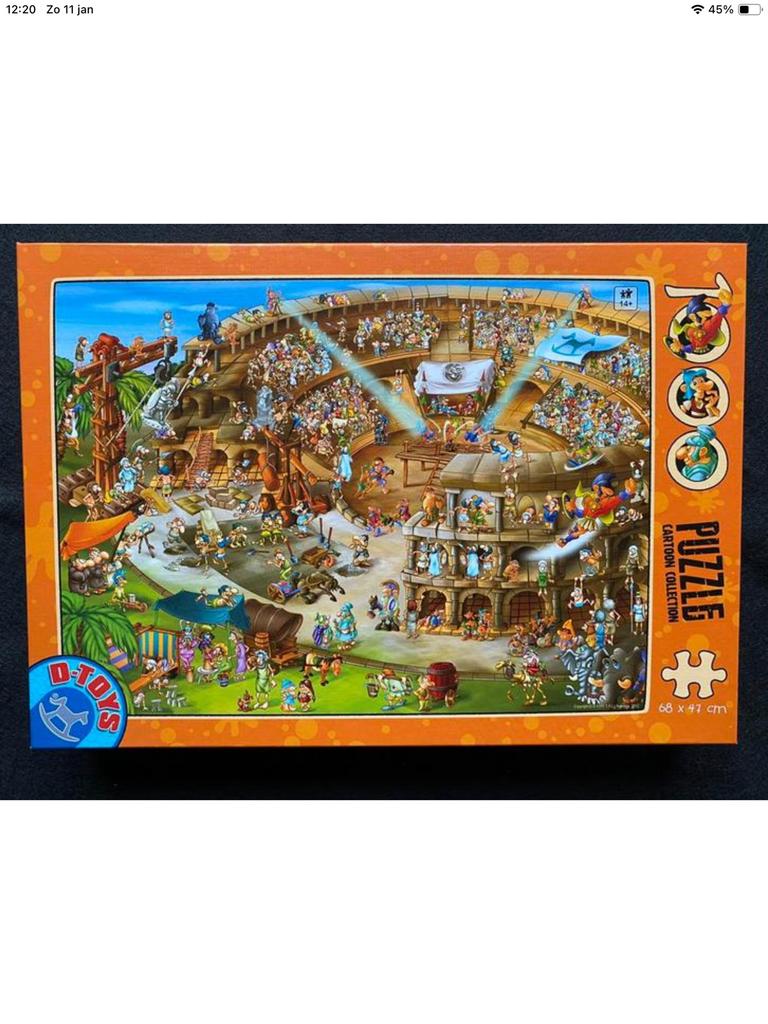 D-toys puzzle Cartoon collection 1000 stujes, Ophalen, 500 t/m 1500 stukjes, Gebruikt