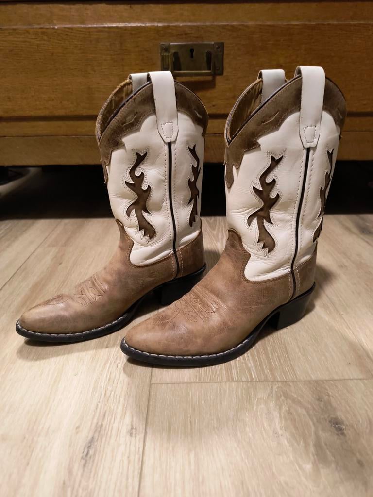 Cowboylaarzen Bootstock Maat 34 - Echt Leer, Ophalen, Bootstock, Gebruikt, Jongen of Meisje