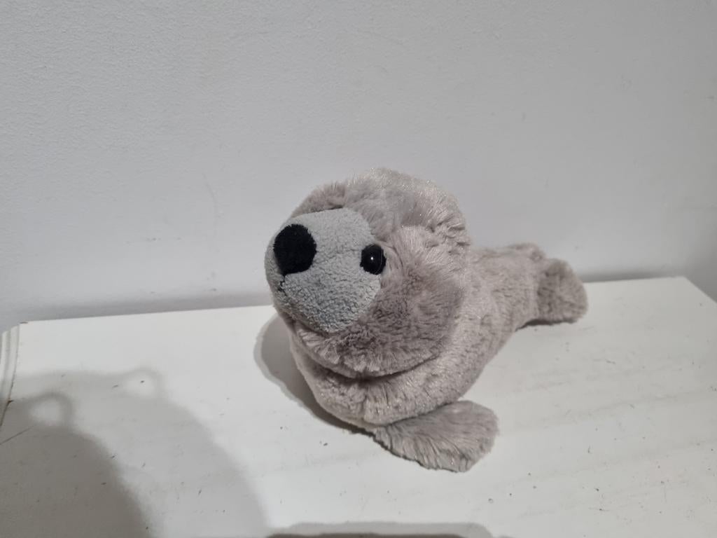 Zachte knuffel zeehond 41cm bijna gratis, Ophalen of Verzenden, Zo goed als nieuw, Overige typen