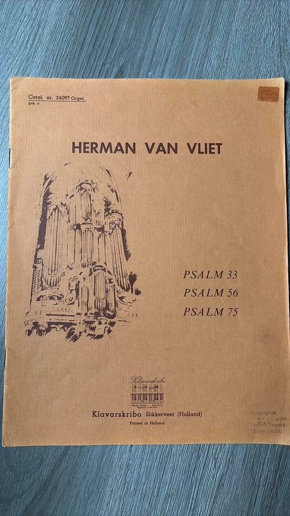 Bladmuziek Herman van Vliet, klavarskribo, Muziek en Instrumenten, Ophalen of Verzenden, Zo goed als nieuw, Artiest of Componist