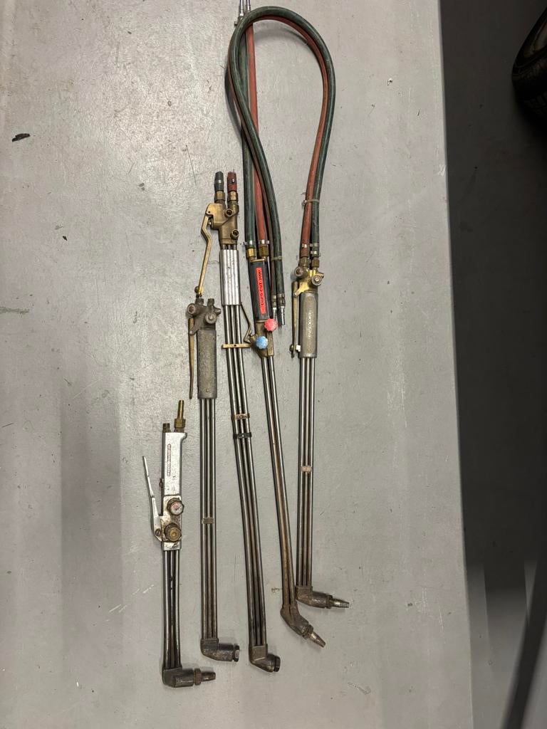 Diverse snij sloopbranders propaan zuurstof, Doe-het-zelf en Verbouw, Gereedschap | Lasapparaten, Ophalen, Gebruikt, Overige typen