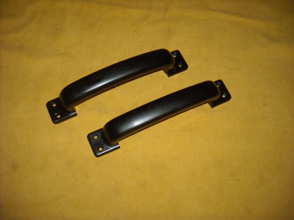 oude bakelieten deurgreep jaren 50 klink kruk deur grepen, Ophalen of Verzenden