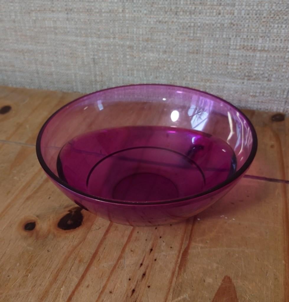 Tupperware Eleganzia Kom 600ML Paars NIEUW, Ophalen of Verzenden, Nieuw, Paars, Bak of Kom
