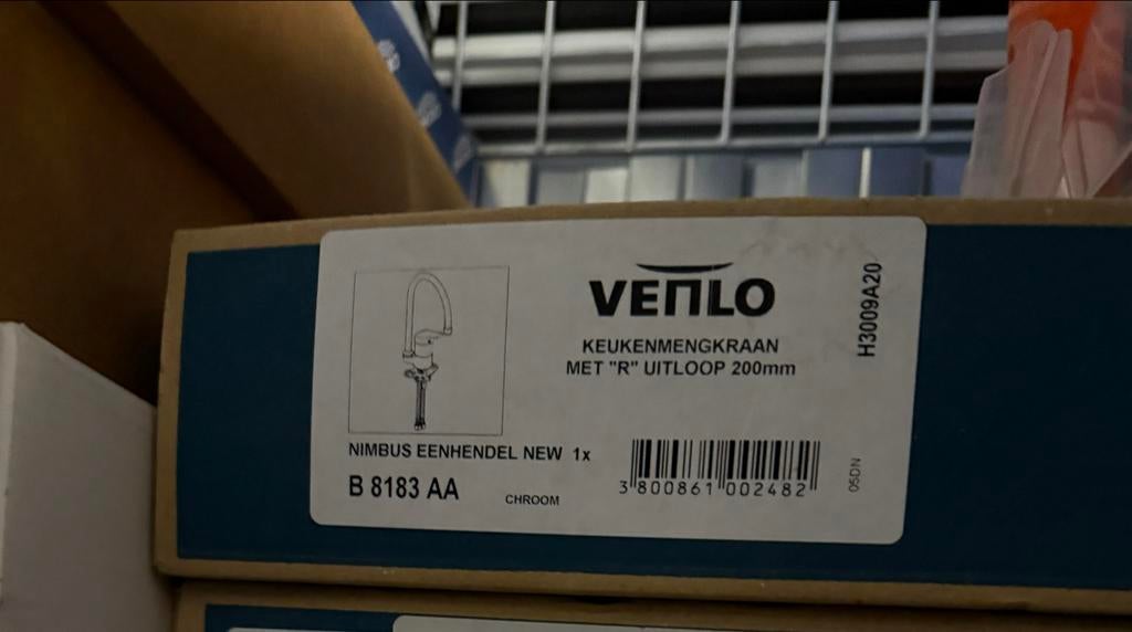 Venlo Keukenmengkraan Nimbus - Nieuw in doos!, Minder dan 50 cm, Wit, Nieuw, Ophalen of Verzenden