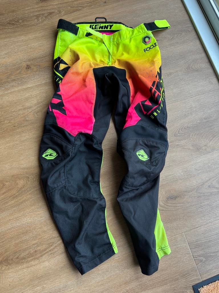 Kenny fietscross/motorcross broek en shirt maat 32, Gebruikt, Kinderen, M, Ophalen of Verzenden