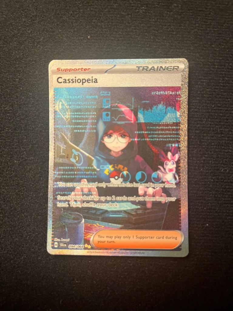 Cassiopia full art- Near mint, Ophalen of Verzenden