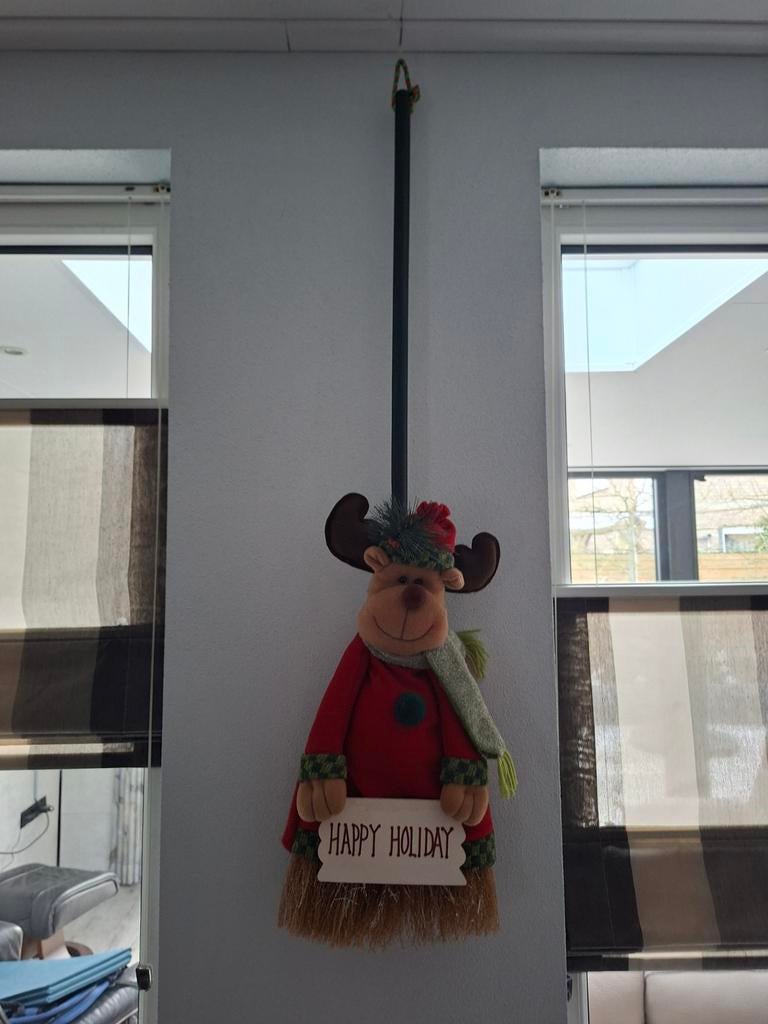 Kerstmis rendier decoratie, Ophalen of Verzenden, Zo goed als nieuw