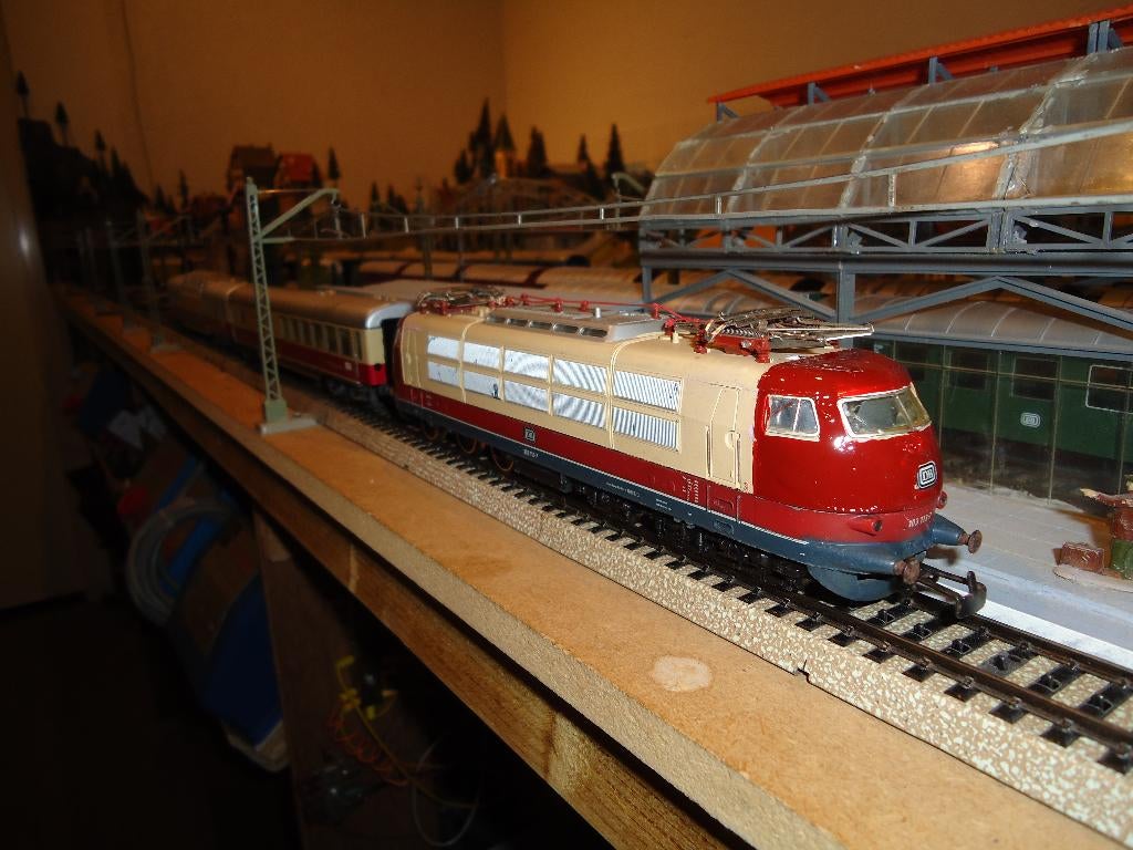 marklin lok bouwserie E103 // 3054, Ophalen, Wisselstroom, Gebruikt, Locomotief