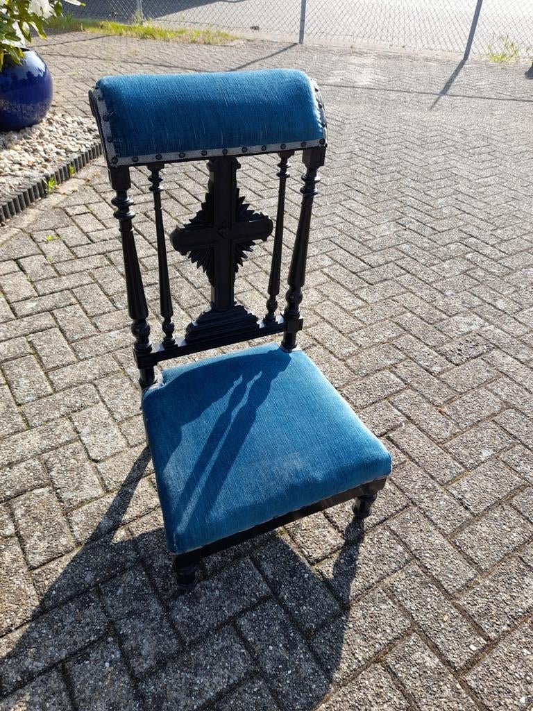 Antiek bid stoeltje, Ophalen of Verzenden