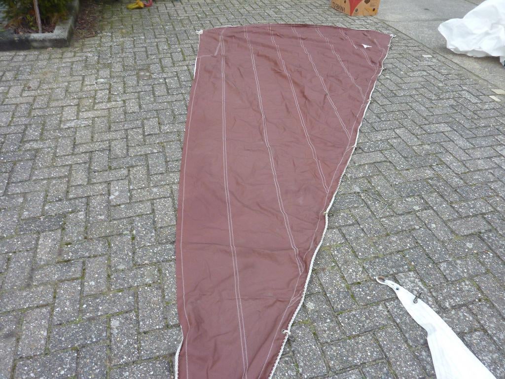 fok bruin platbodem zie ook mijn andere advertenties, Watersport en Boten, Ophalen of Verzenden, Gebruikt, Overige typen